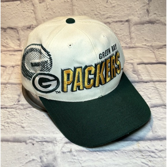 Vintage Greenbay Packers Hat Sports Specialties Shadow Laser Snapback NFL Cap